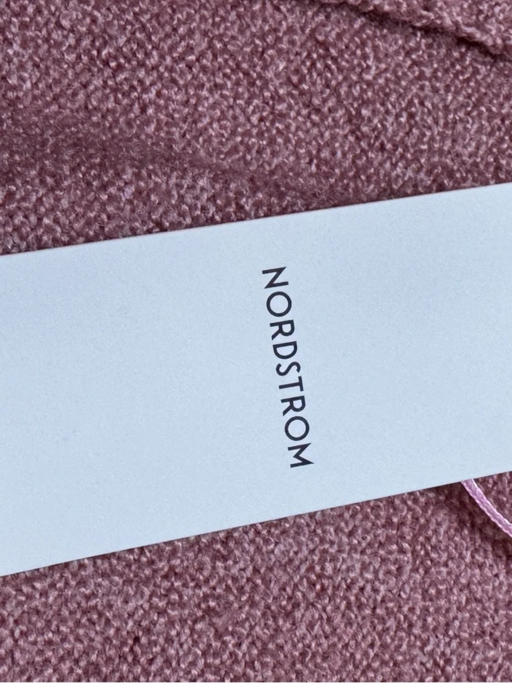 Nordstrom Elegant Pink Open Front Cardigan One Size Super Soft NEW - Picture 9 of 10